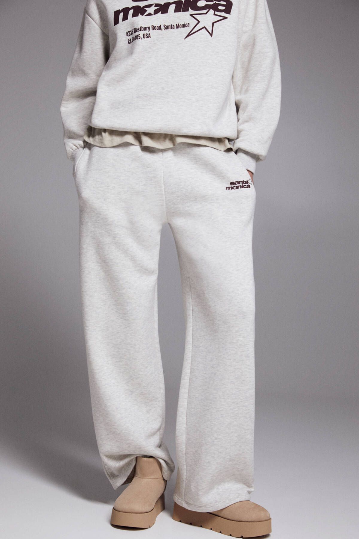 Pull & Bear Kolej eşofman altı pantolon