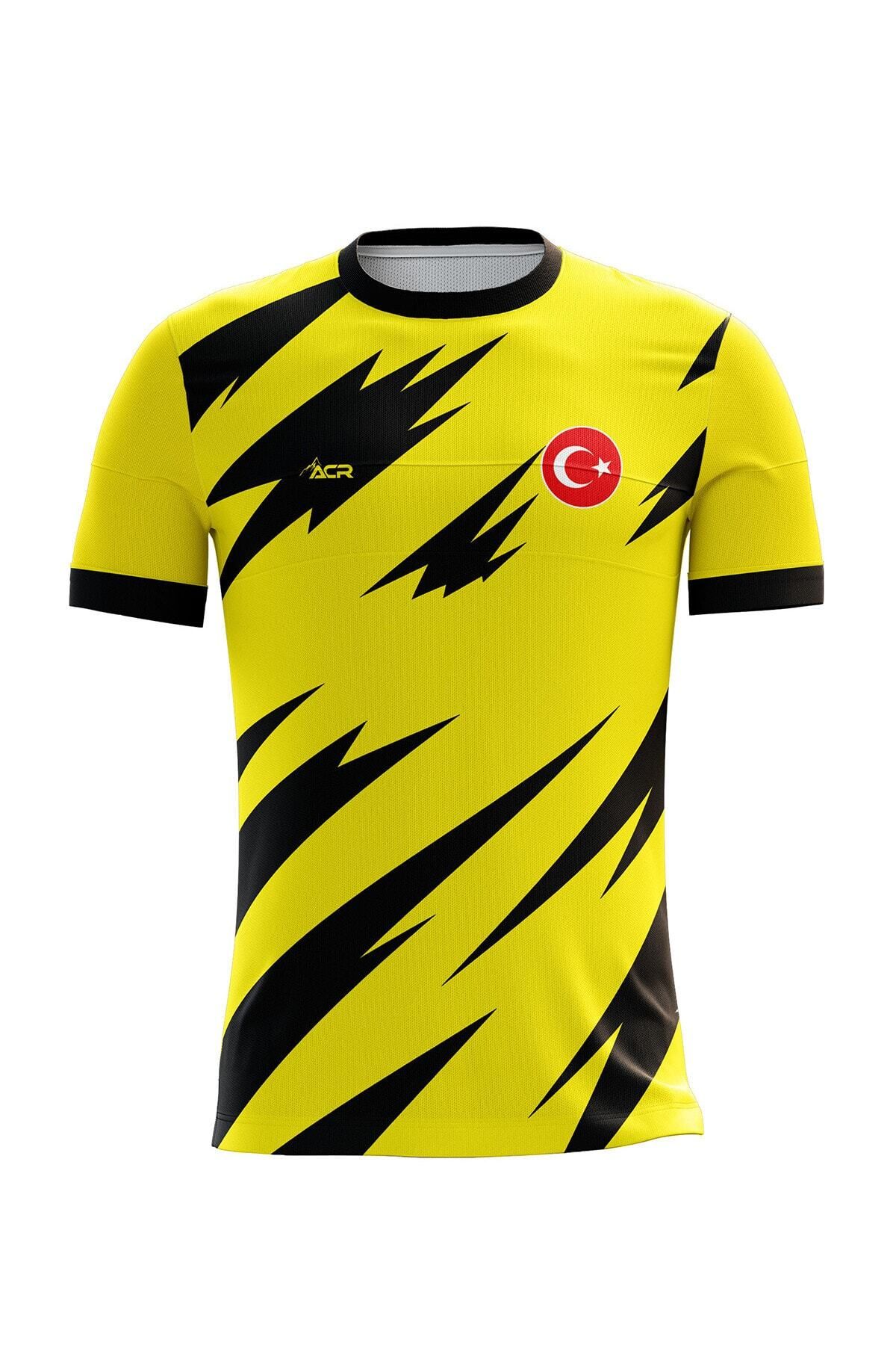 ACR Giyim Tekstil Forma Baskı Kişiye Özel Futbol Forması Tek Üst Split Modeli