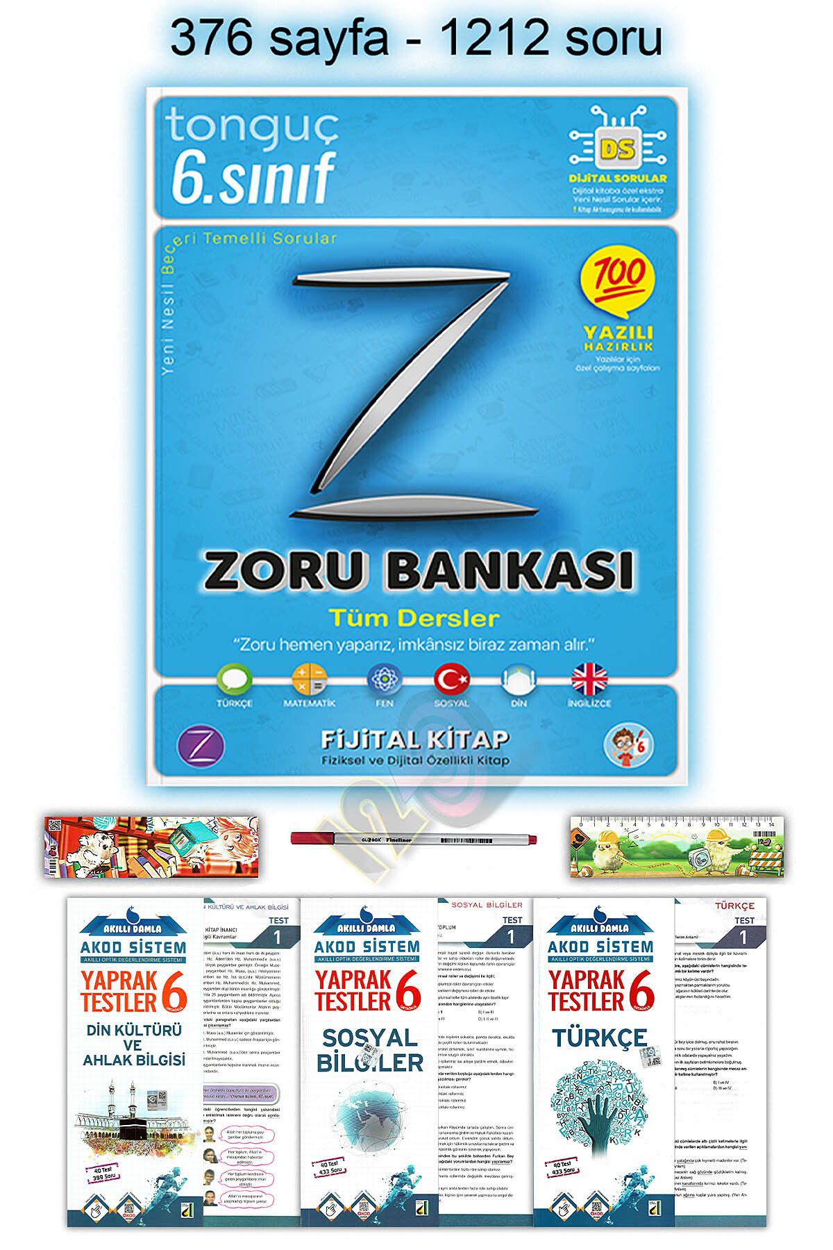 Tonguç Yayınları 6. Sınıf Zoru Soru Bankası Tüm Dersler Ve Yaprak Testler