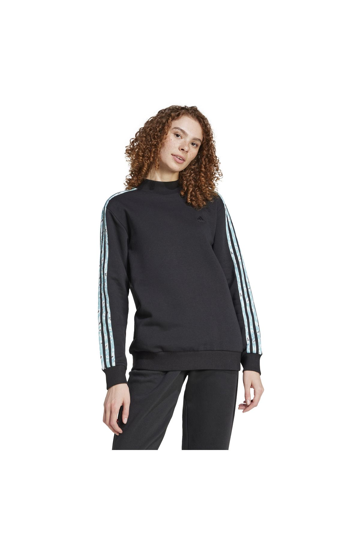 adidas W Anml 3s Swt Kadın Siyah Sweatshirt Iy1661