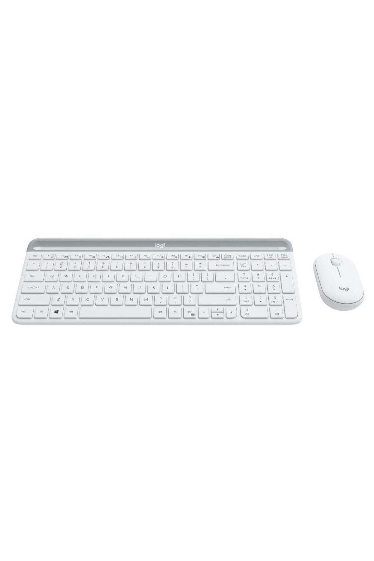 logitech Ontech - Mk470 Q Tr Ince Kablosuz Klavye Mouse Set Beyaz 920-009436