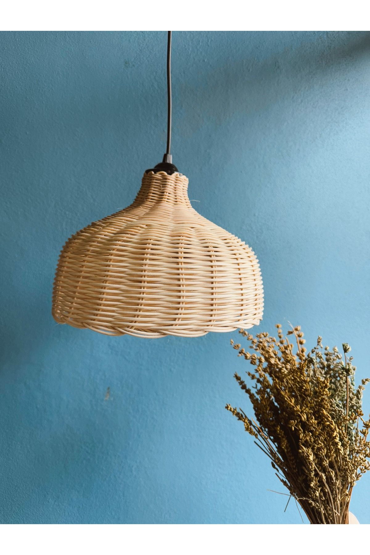His Art Workshop RATTAN BAMBU AVİZE