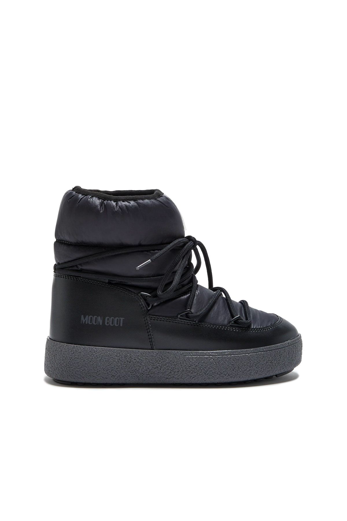 Moon Boot Kadın / Kız Bot (KAR) 80d2450080-n001 Ltrack Low Nylon Wp Black