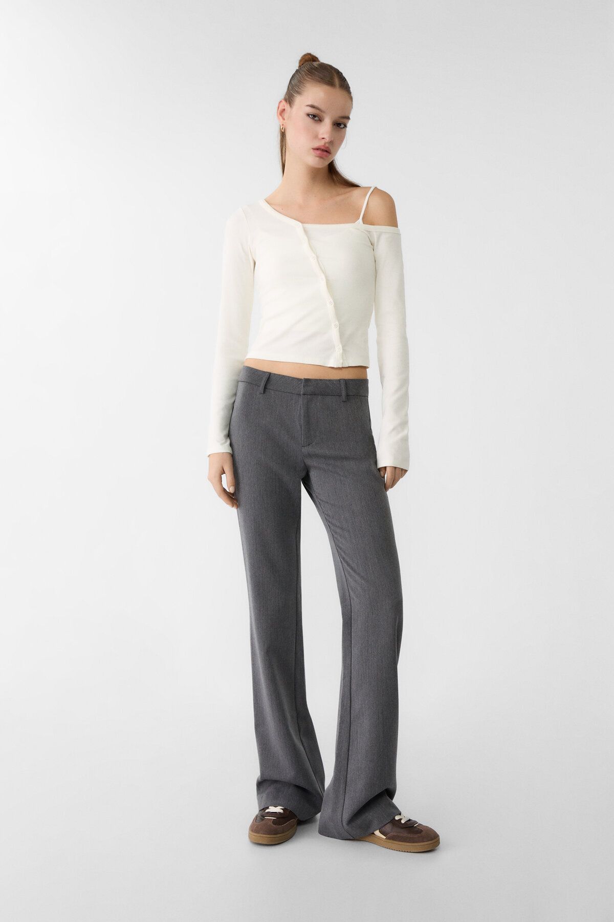 Stradivarius Smart İspanyol paça pantolon