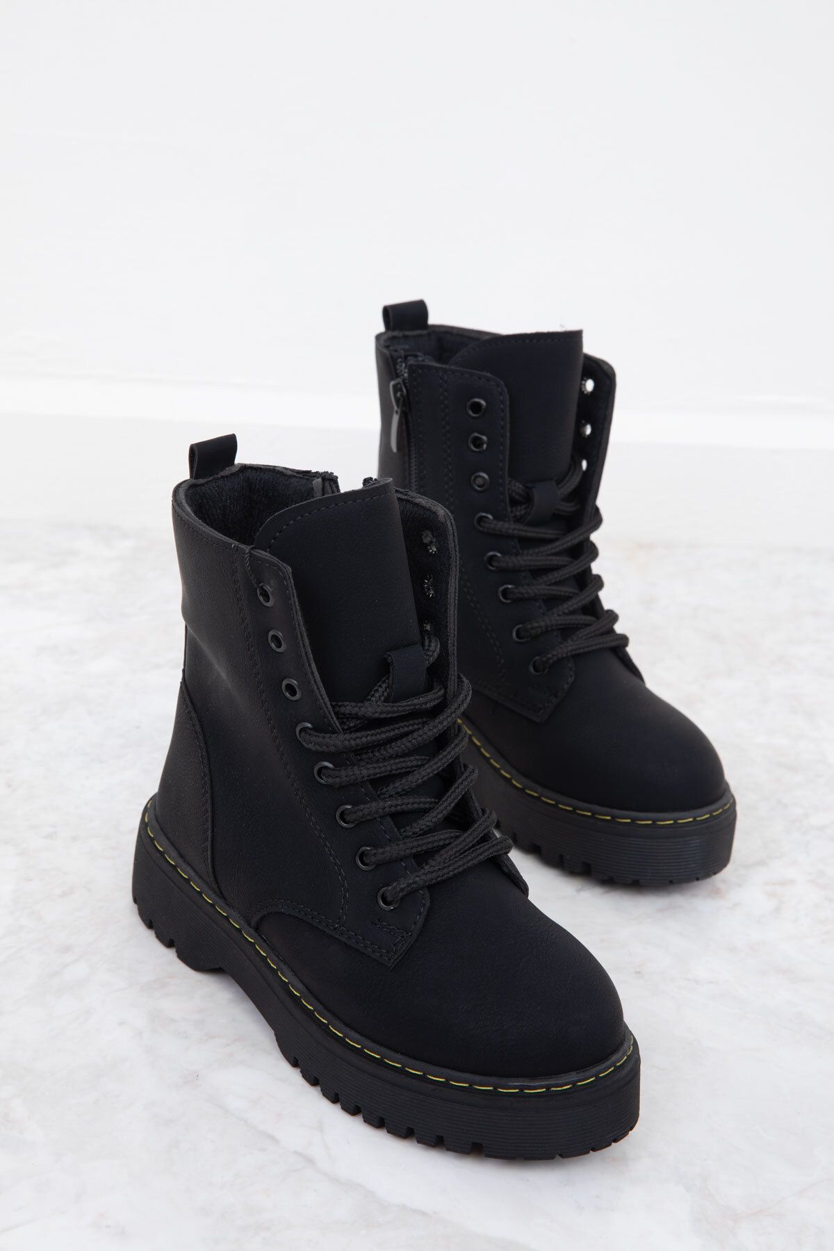 SOHO Siyah Mat Çocuk Bot & Bootie 19838