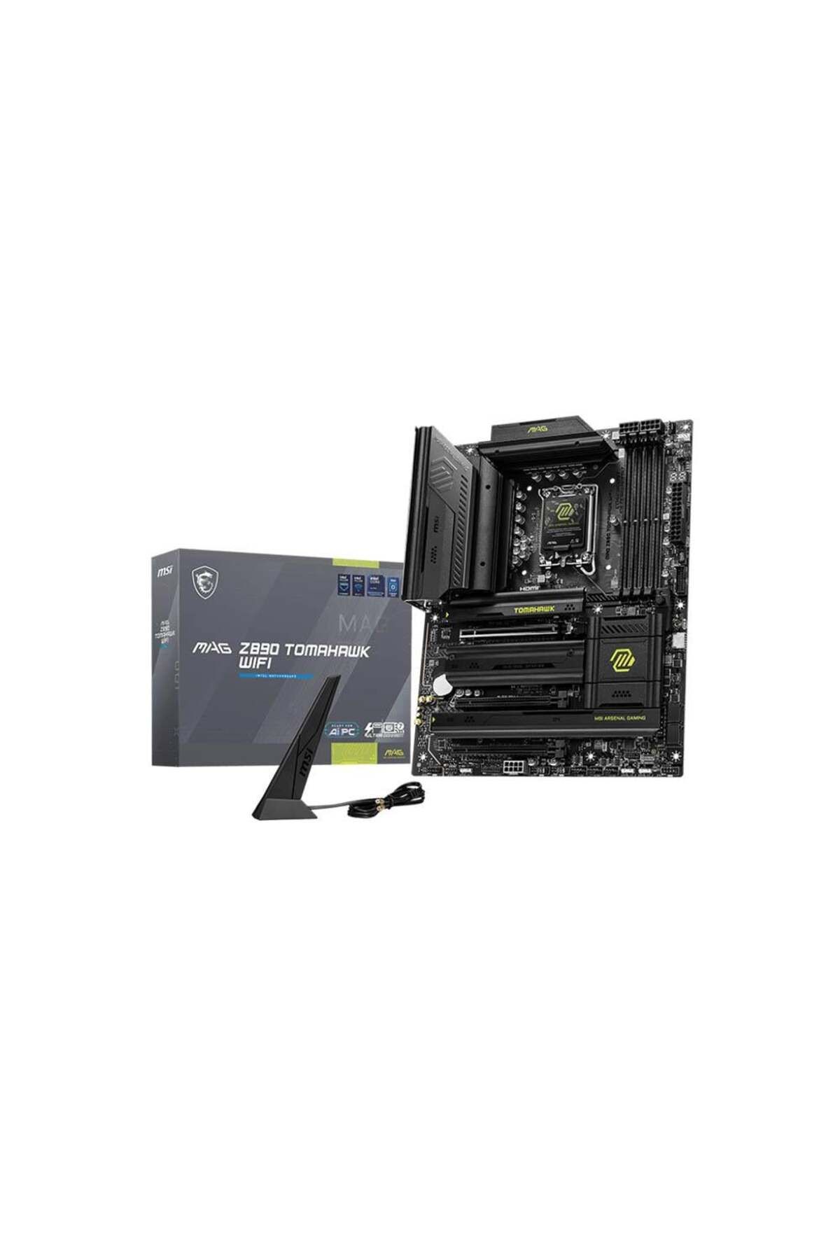 MSI MAG Z890 TOMAHAWK MAX WIFI Z890 Soket 1851 DDR5 9200MHz (OC) M.2 Anakart