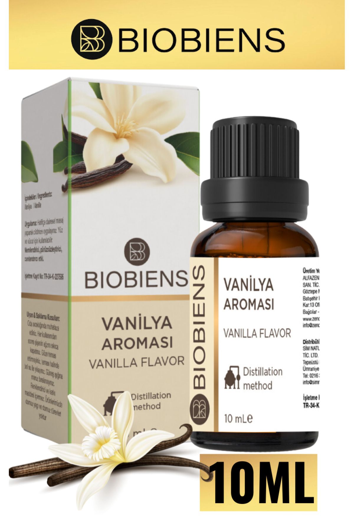 Biobiens Vanilya Yağı 10 ml