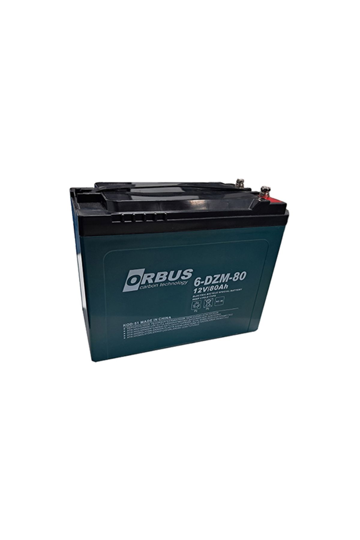 ORBUS 12V 80AH Derin Deşarjlı Jel Akü