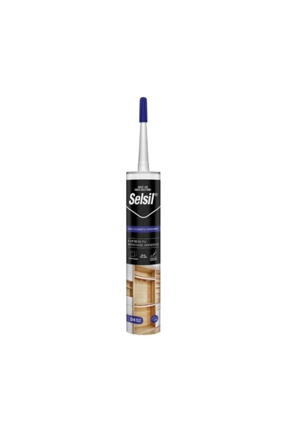 Selsil D4 Hızlı PU Montaj Yapıştırıcı 300 Ml Şeffaf - Yeni Tarih