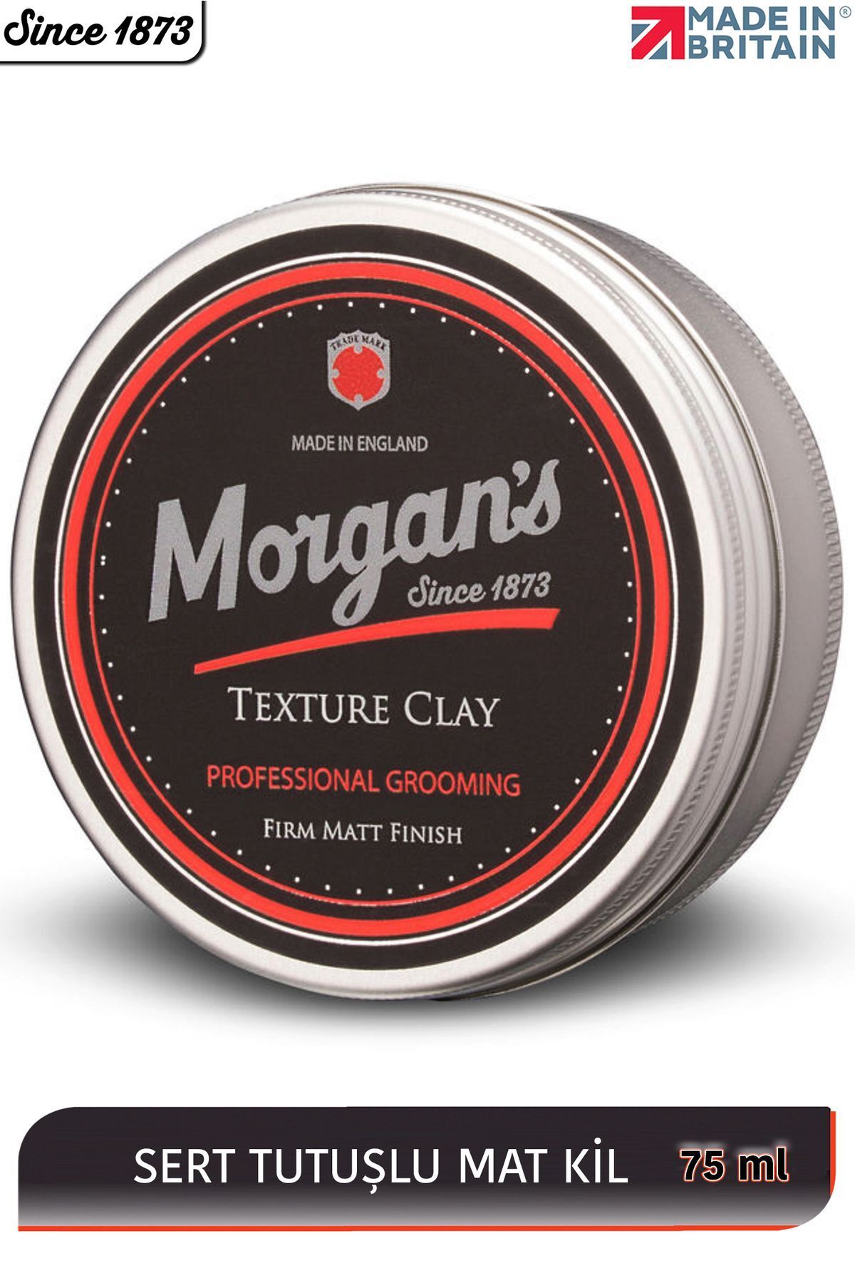 Morgan's Pomade Morgan's Texture Clay Firm Matt Finish - Doku Veren Sert Saç Şekillendirme Kili 75 ml