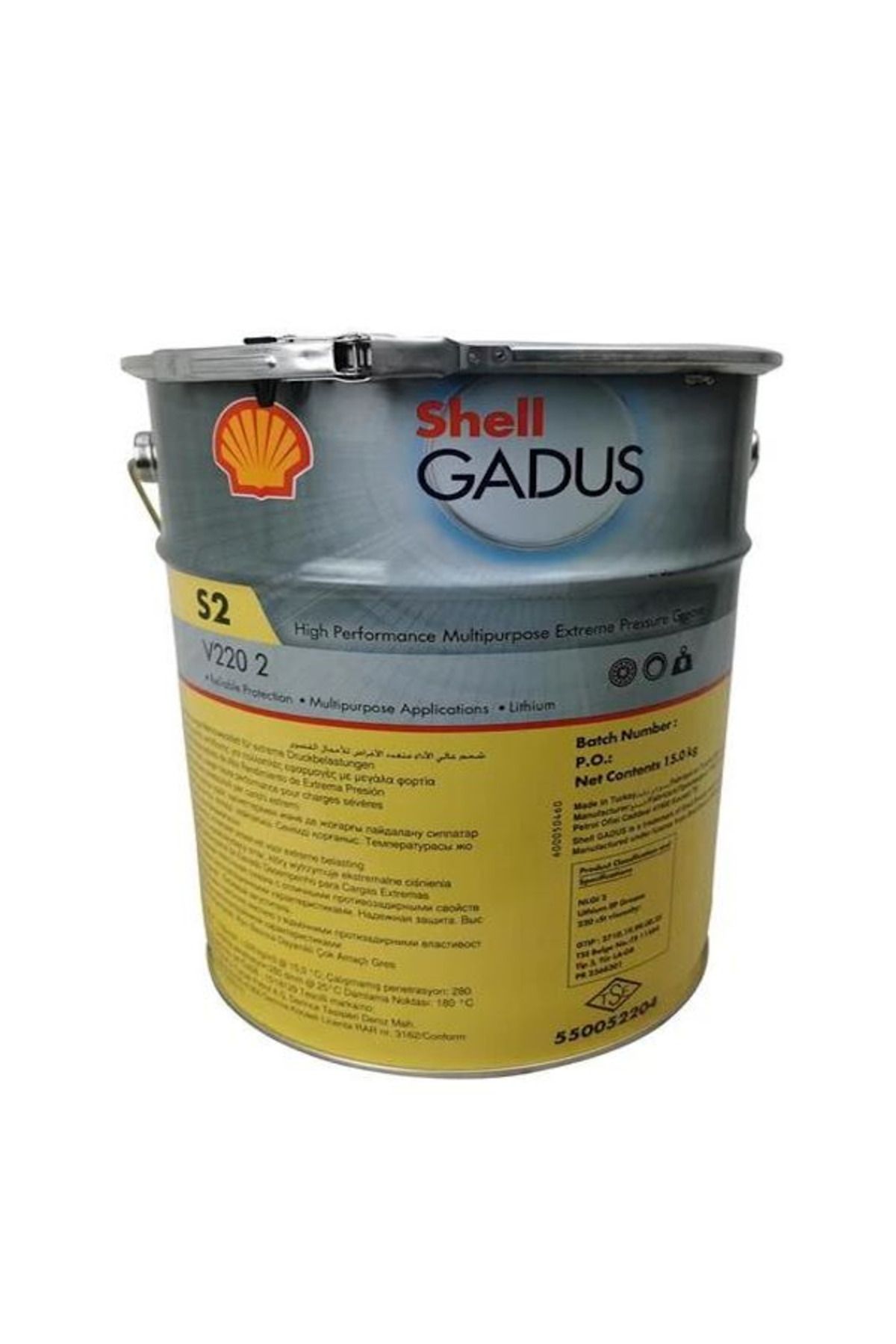 Shell Gadus S2 V220 2 - 15 Kg Kova Gres Yağı