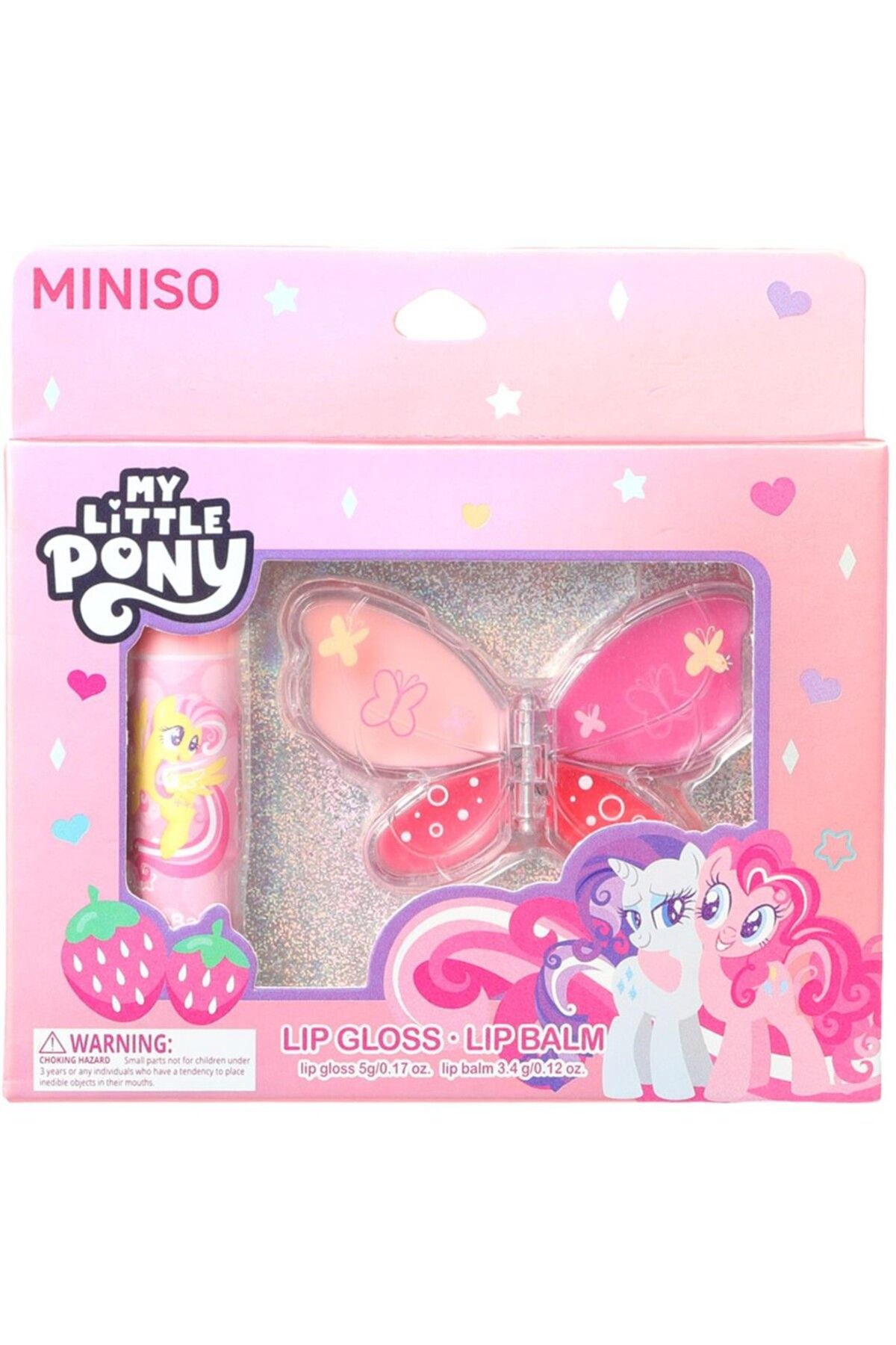 Miniso My Little Pony Lisanslı Dudak Bakım Seti - Kelebek