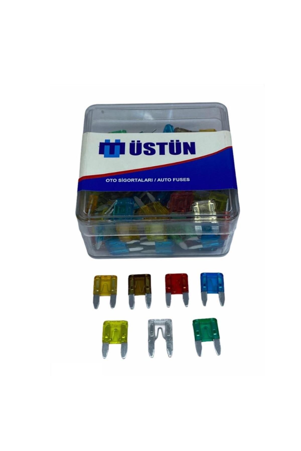Üstün Mini Bıçak Sigorta Karışık (5 A*7.5 A*10 A*15 A*20 A*25 A*30 A) (100 Ad)
