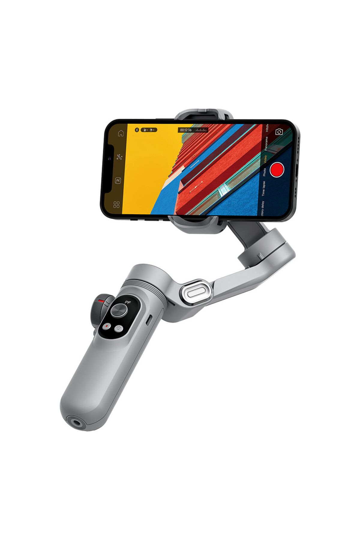 WIWU Akıllı Telefon Görüntü Sabitleyici Yapay Zeka Görüş Sensörlü Profesyonel Gimbal Stabilize Pan 3-Axis