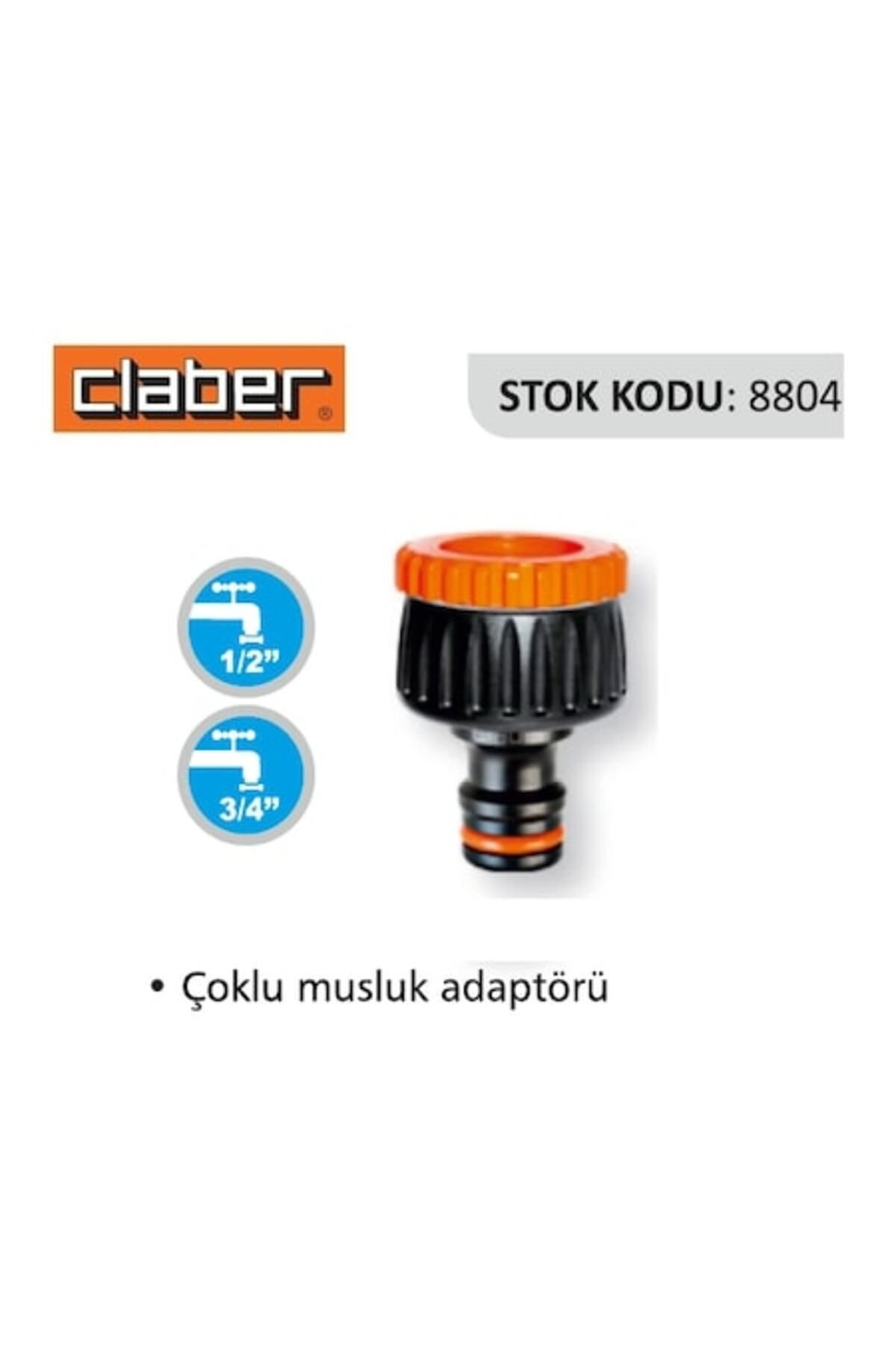 CLABER 8804 Musluk Adaptörü 1/2-3/4"