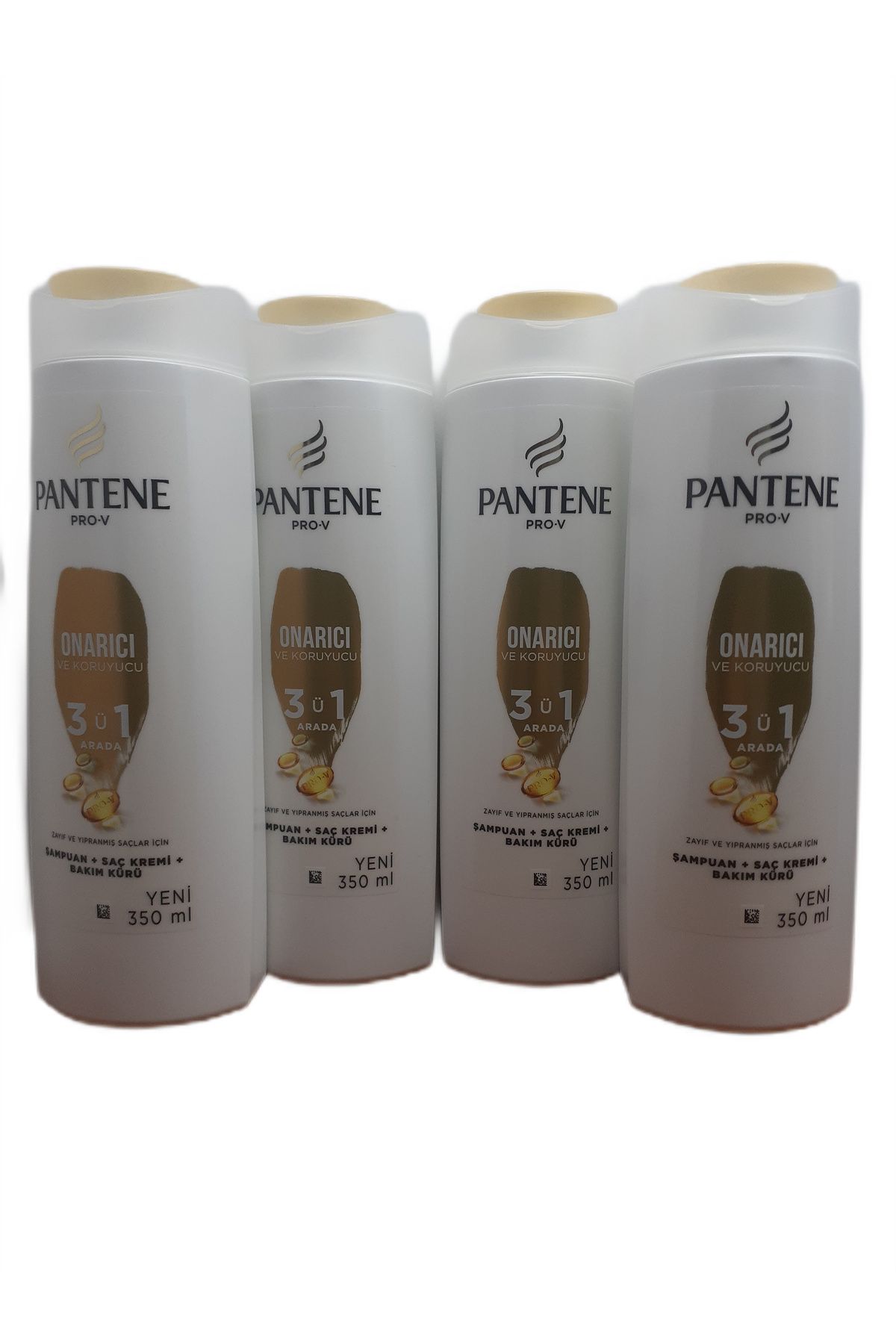 Pantene ONARICI VE KORUYUCU ŞAMPUAN 3 'Ü 1 ARADA 350 ML X 4 ADET