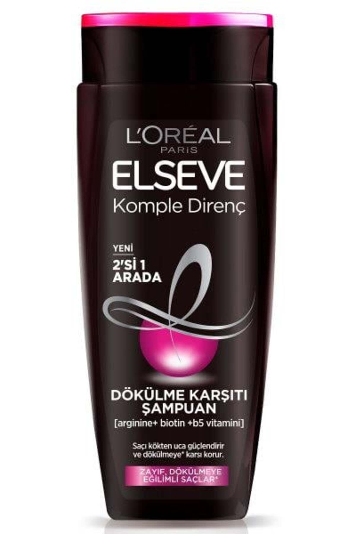 Elseve Komple Direnç Dökülme Karşıtı 2'si 1 Arada Şampuan 360 ml