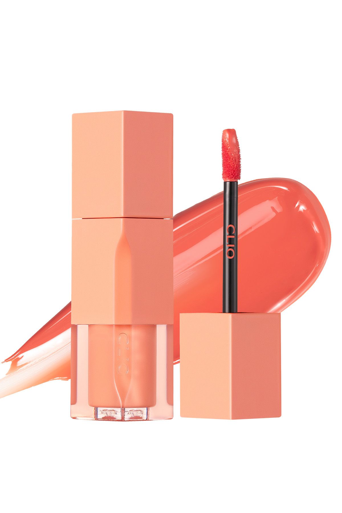 CLIO Işıltılı Renklerde, Nemlendirici, Uzun Süre Kalıcı Tint CLIO Dewy Syrup Tint (04 Peachy Spring)