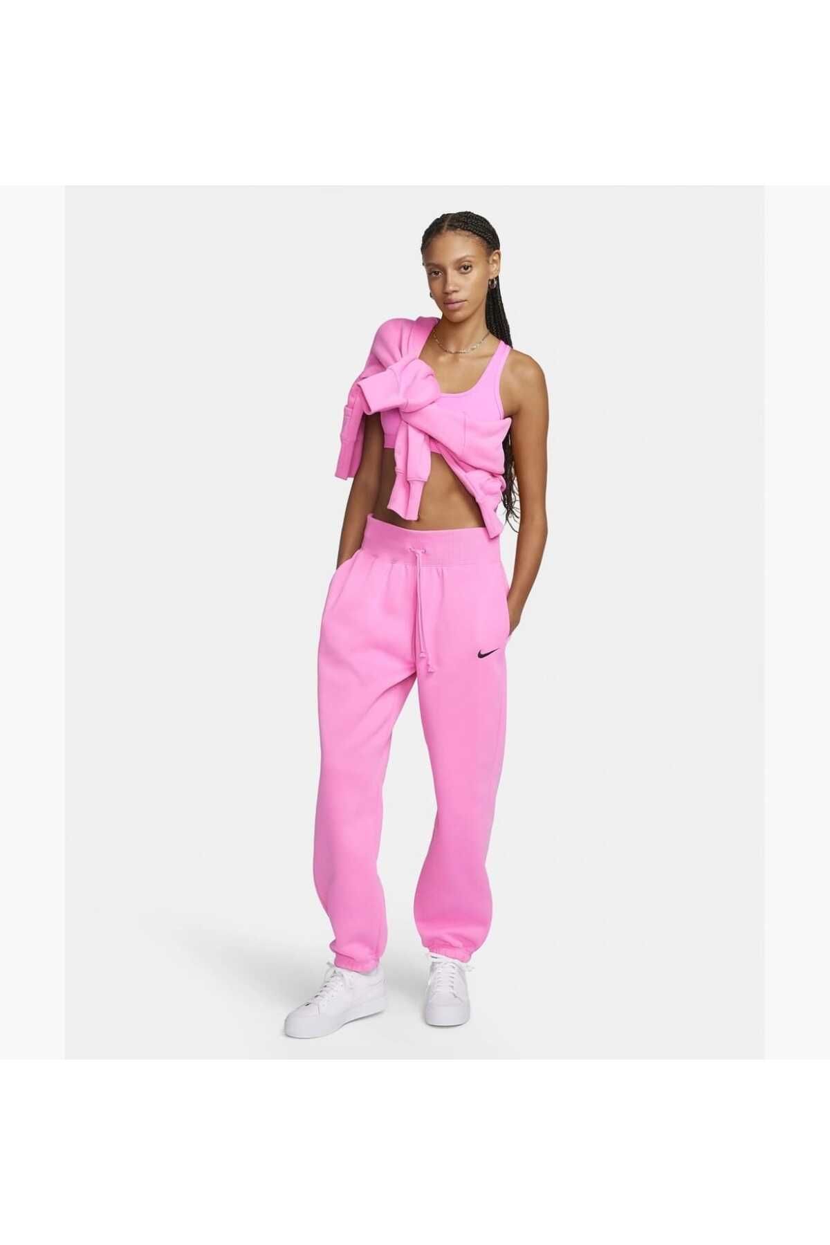 Nike NSW Phoenix Fleece Pamuklu Şardonlu Kadın Eşofman Altı ( BOL KESİM )