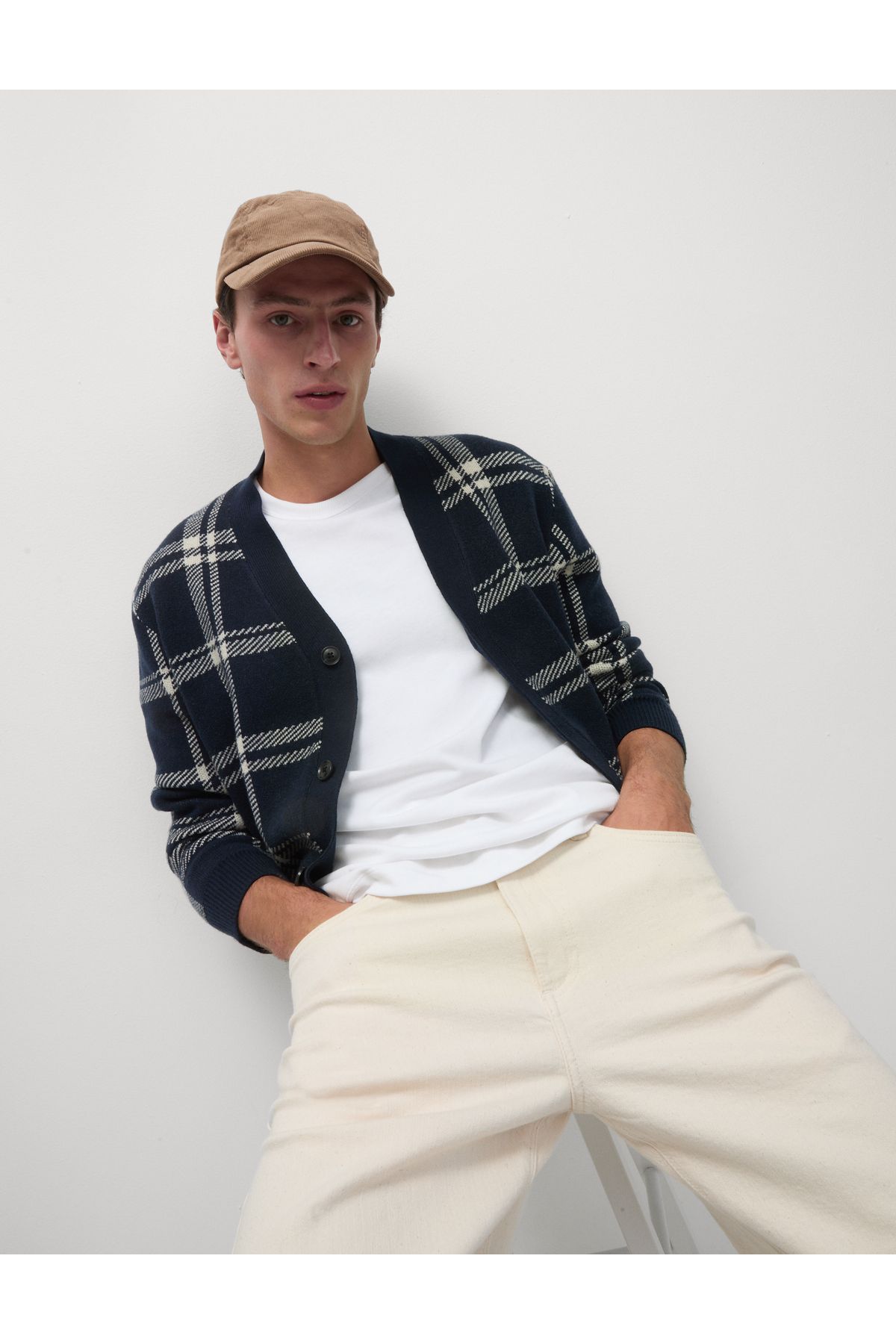 Marks & Spencer Regular Fit V Yaka Yün Hırka