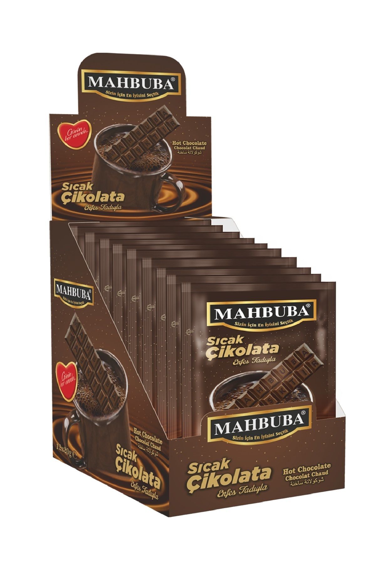 Mahbuba Sıcak Çikolata Mutlu Hisset 12x20gr