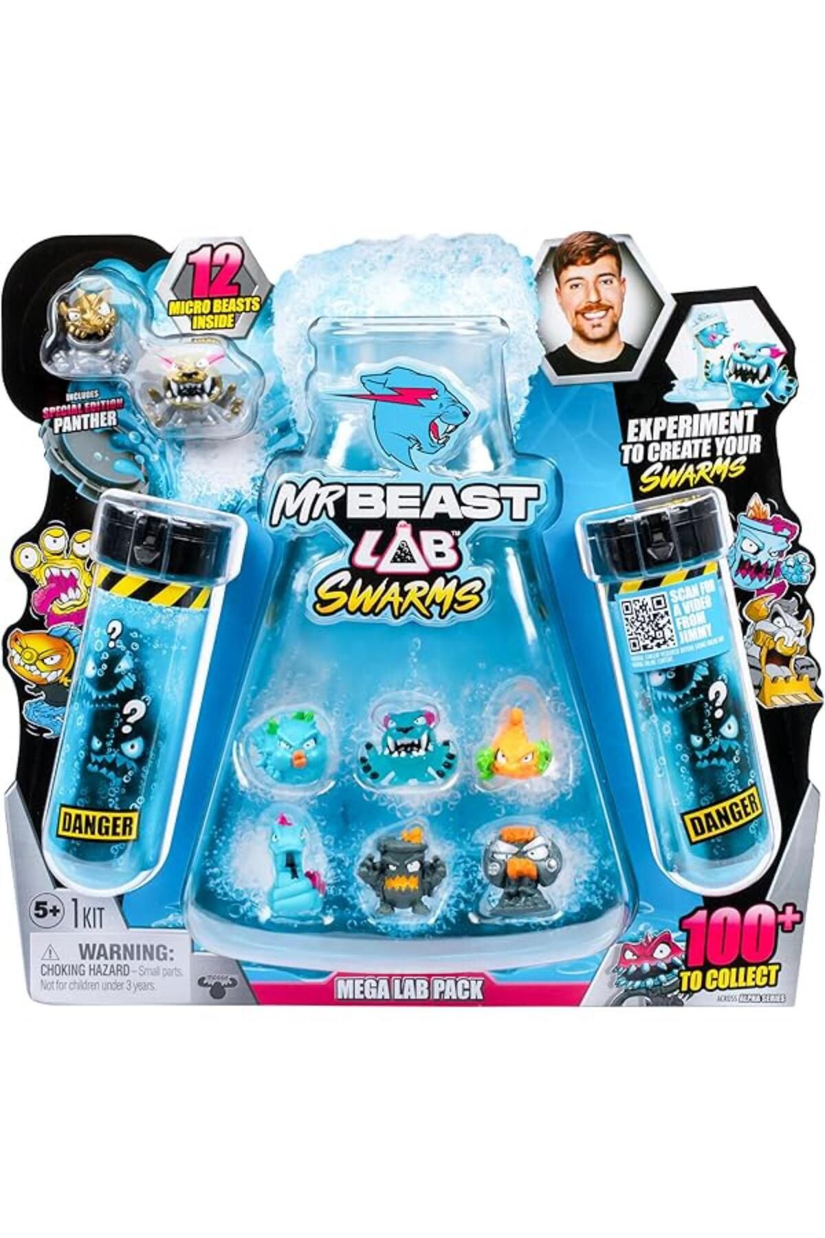 Feastables MrBeast Lab Swarms Mega Lab Collectible Figure 12 Pack (Styles Vary)1adet