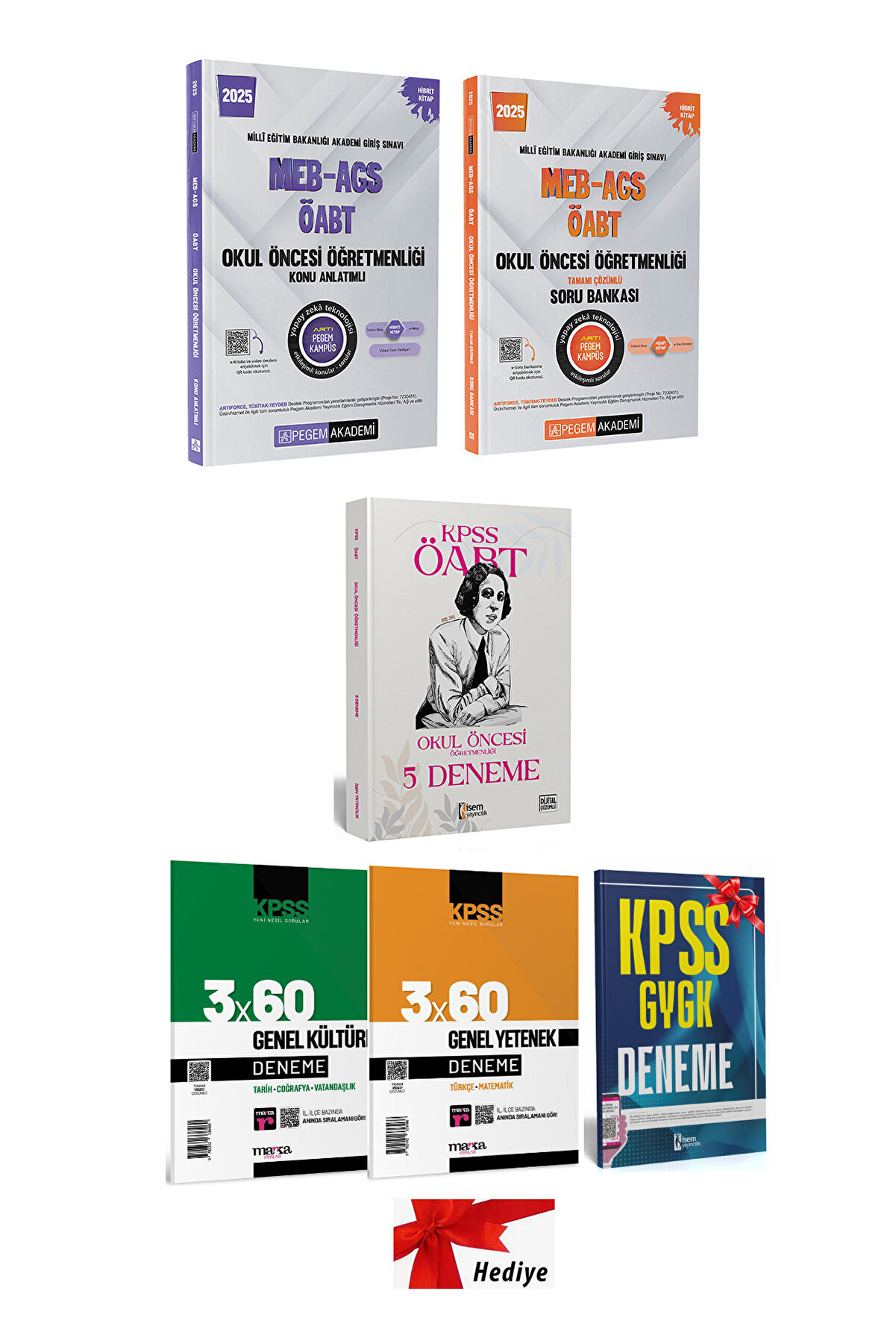 Pegem Akademi Yayıncılık 2025 MEB-AGS-ÖABT Okul Öncesi Öğretmenliği 