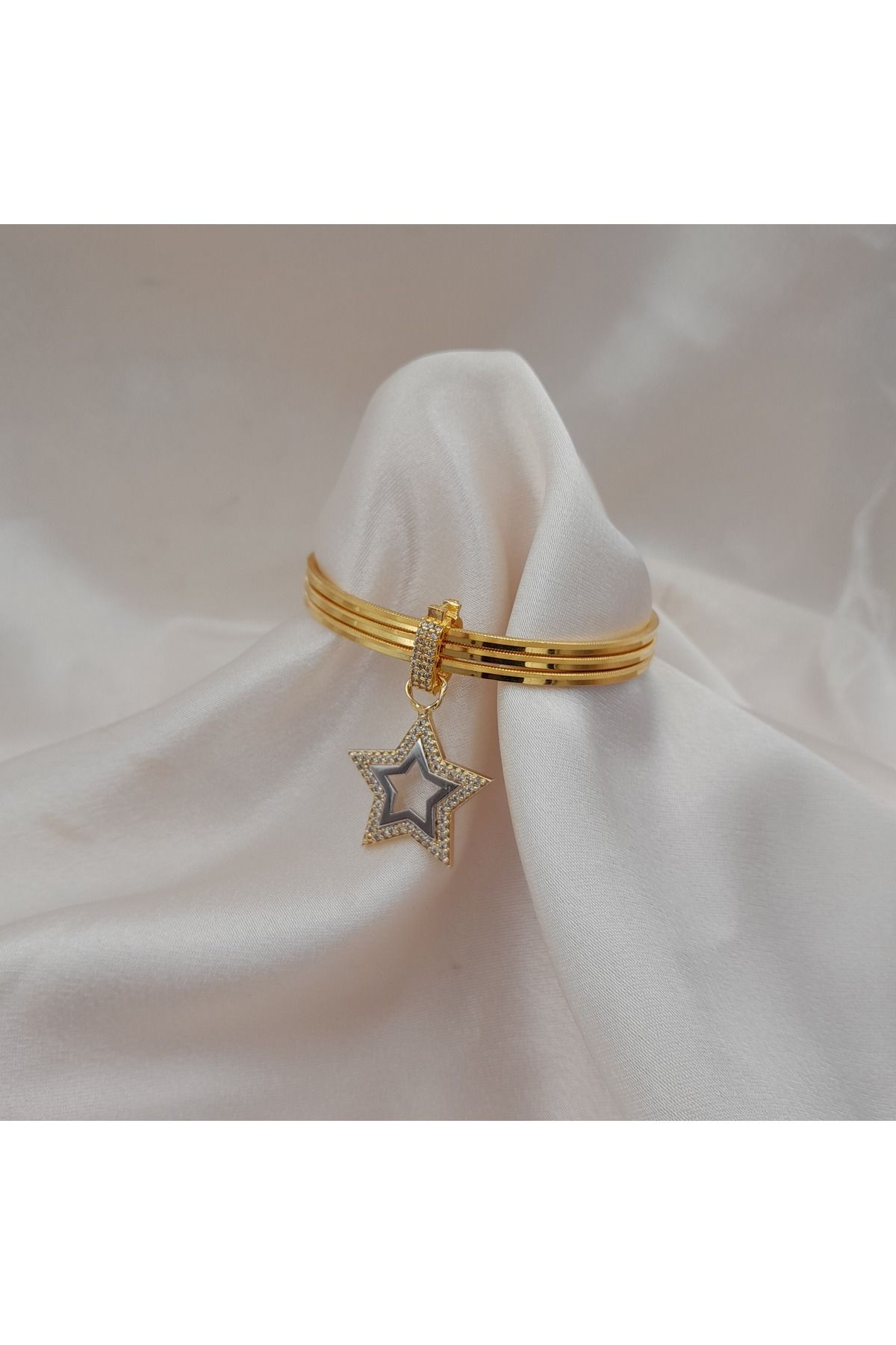IŞILDAGOLD ÇELİK AJDA BİLEZİK CHARM