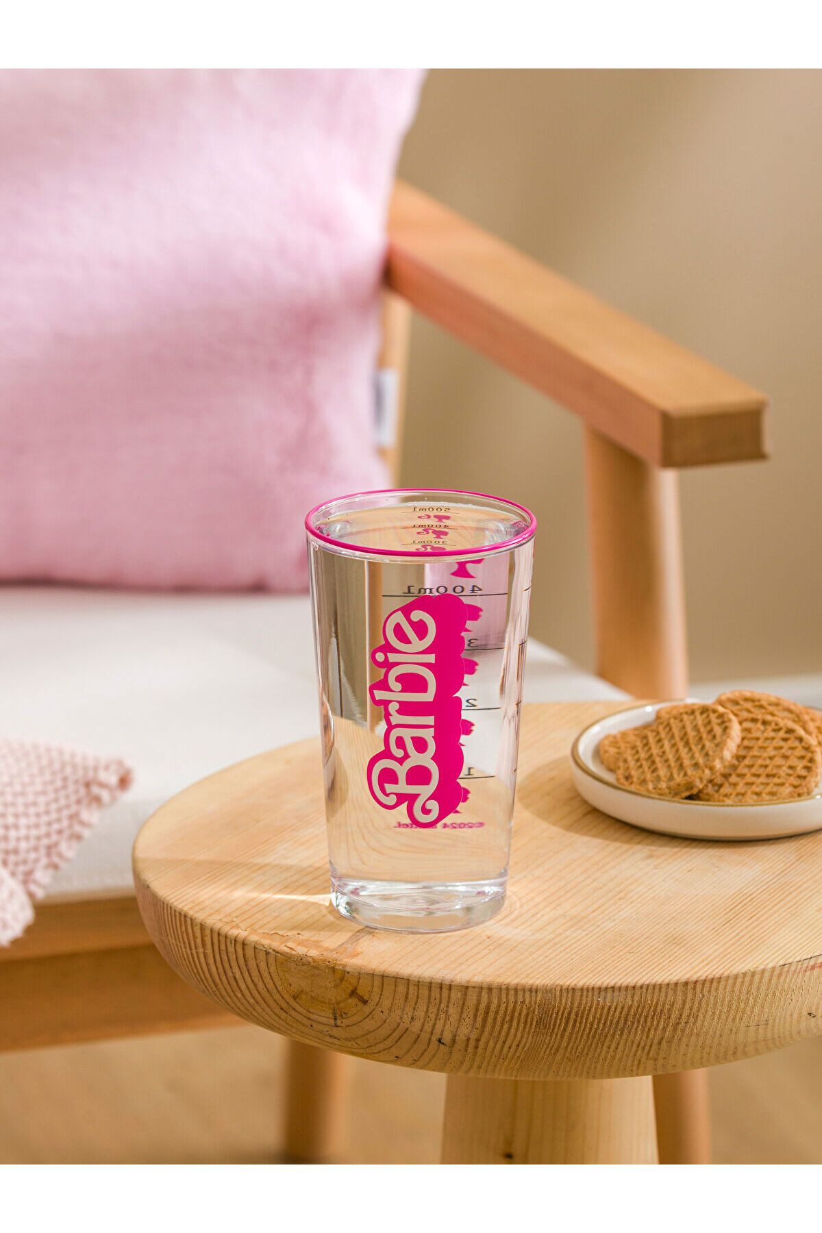 LC Waikiki Lcwk Barbie Baskılı Cam Bardak 570 ml