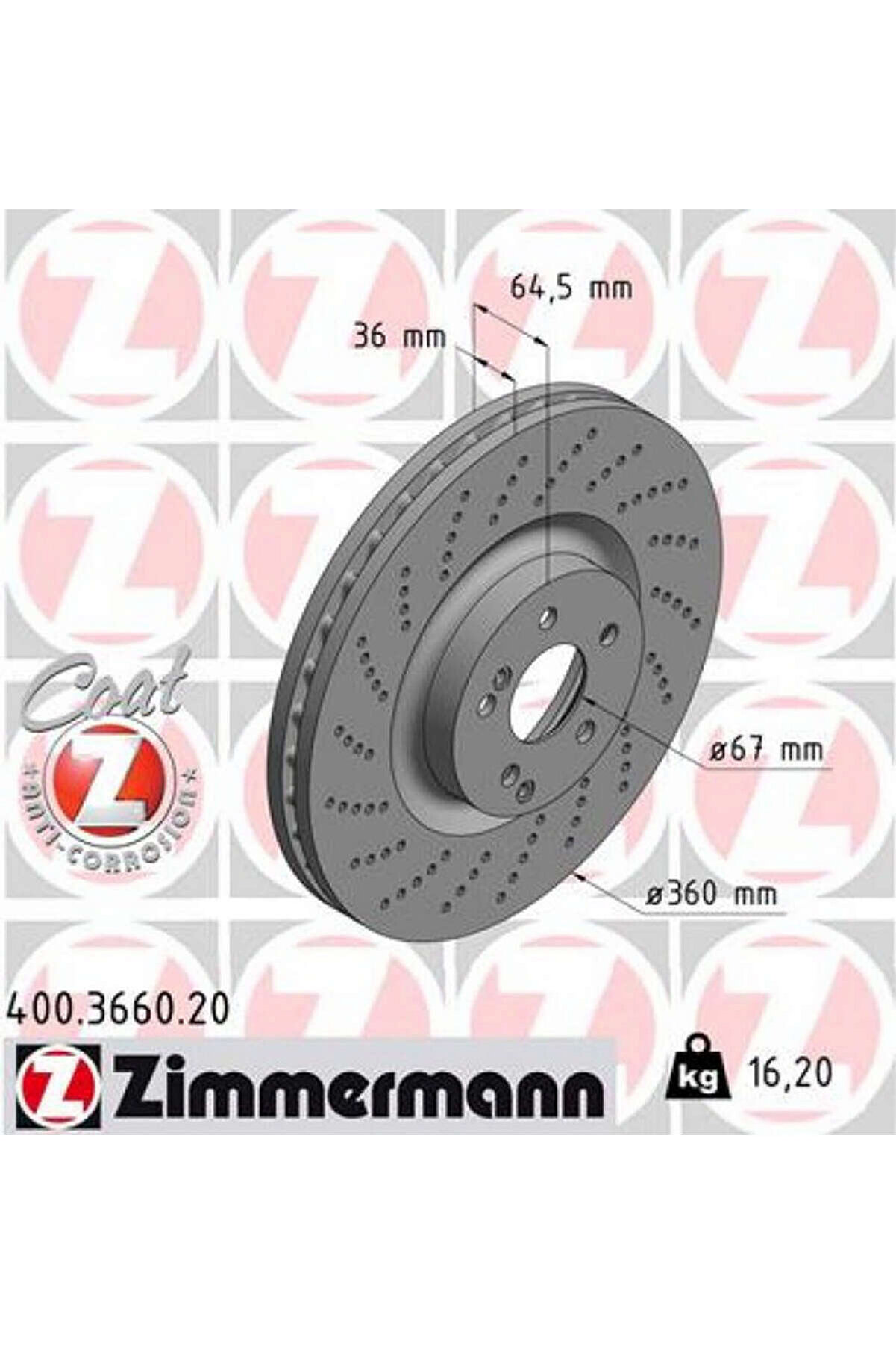 Fren Dıskı On Mercedes Amg W204 W205 W212 W221 Almla