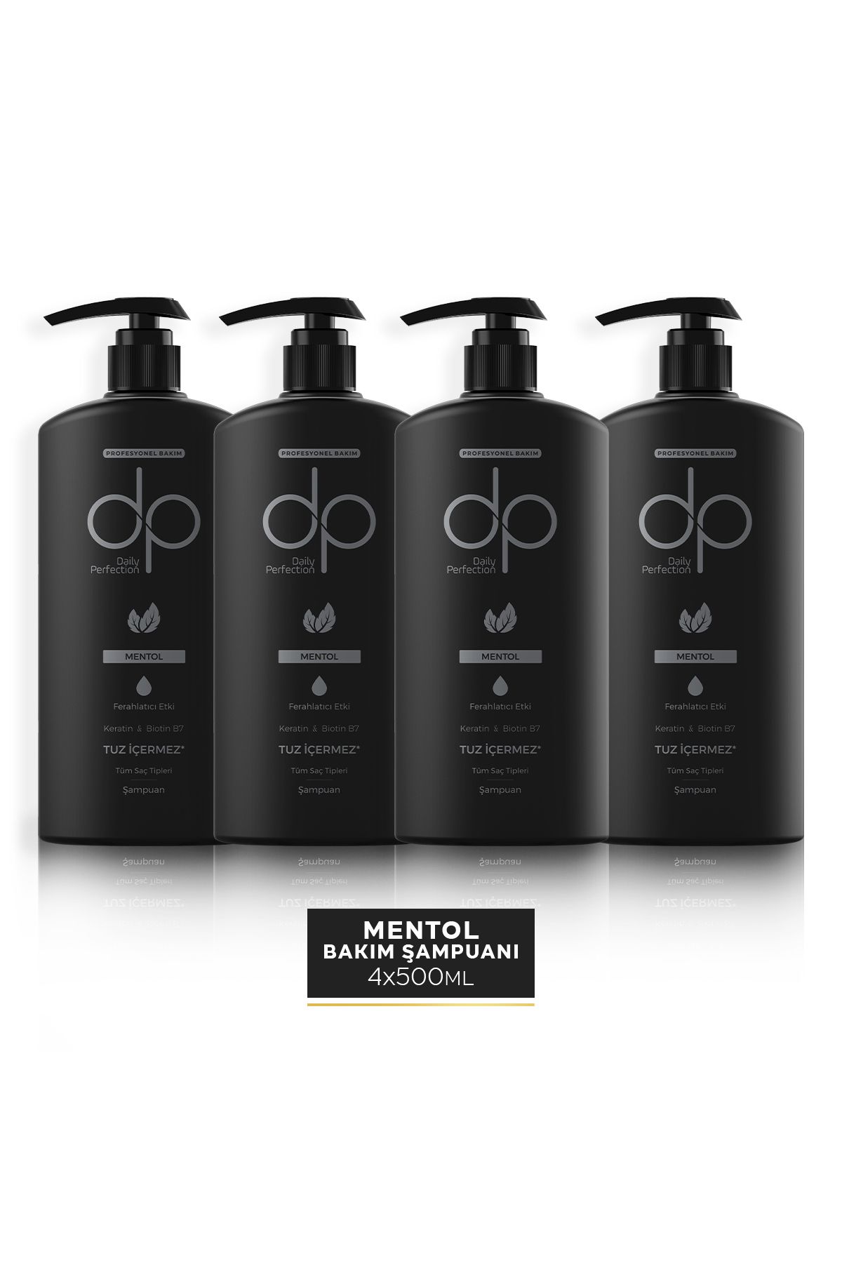 dp Daily Perfection Şampuan Mentol Ferahlatıcı Etki 500 ml X 4 Adet