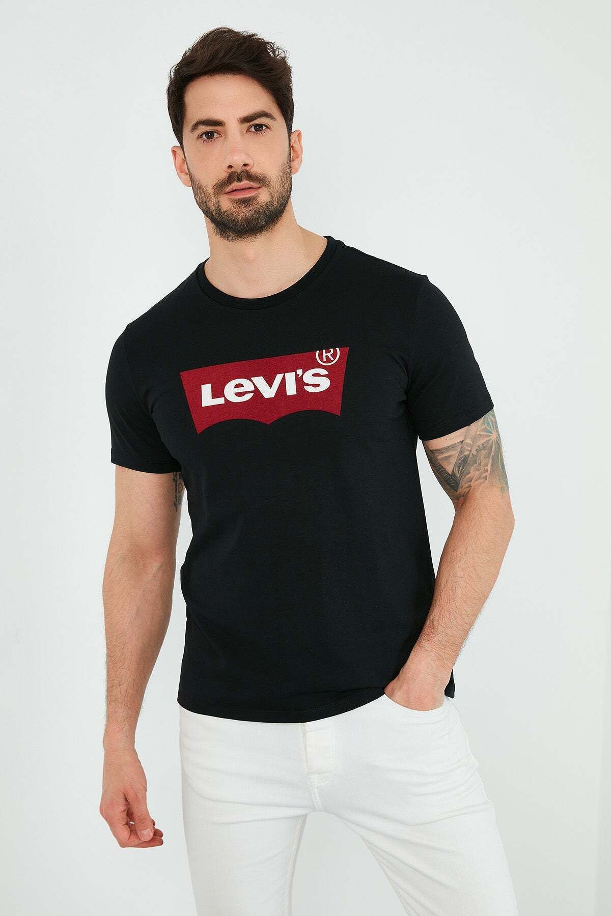 Levi's Graphic Set-ın Neck Graphic Erkek Siyah Tişört - 17783-0311