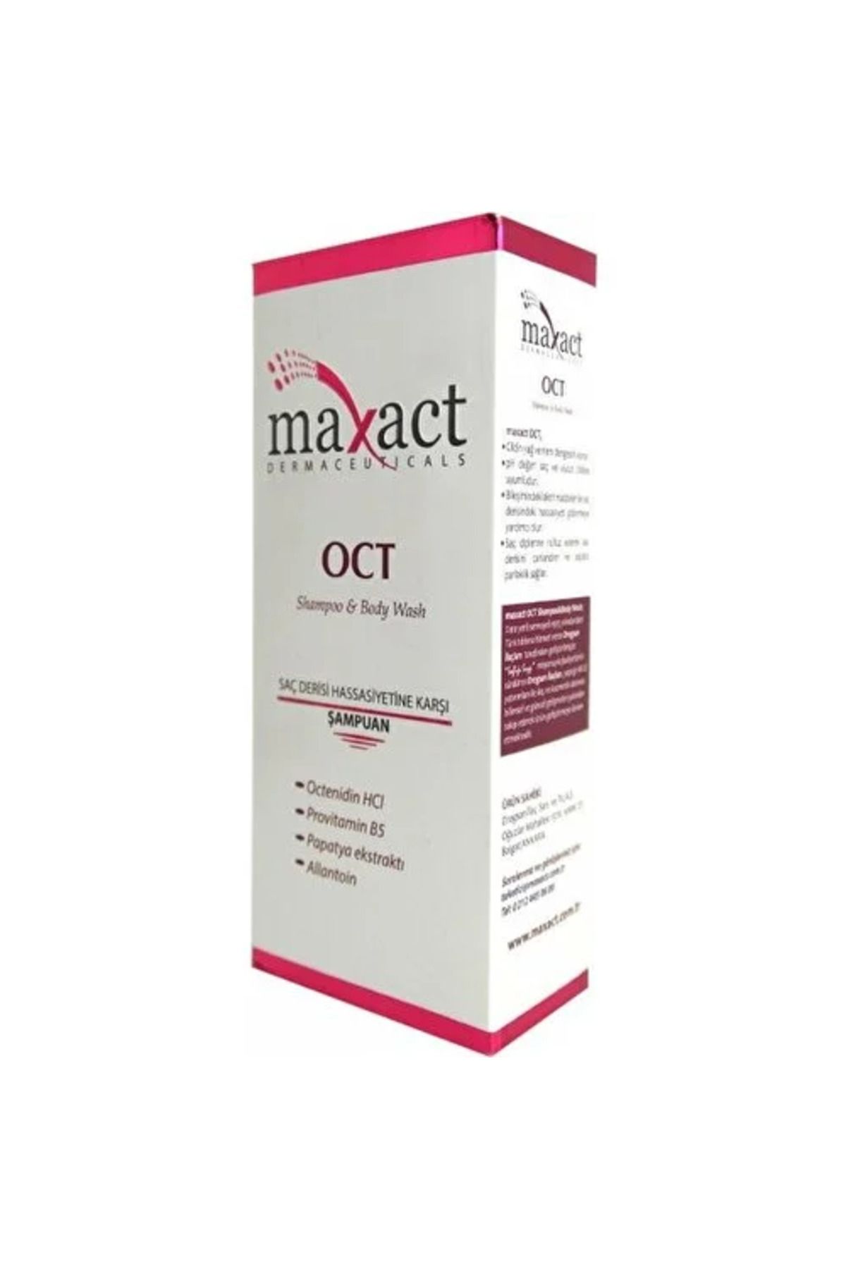 Maxact Oct Saç Derisi Hassasiyetine Karşı Şampuan 220 ml