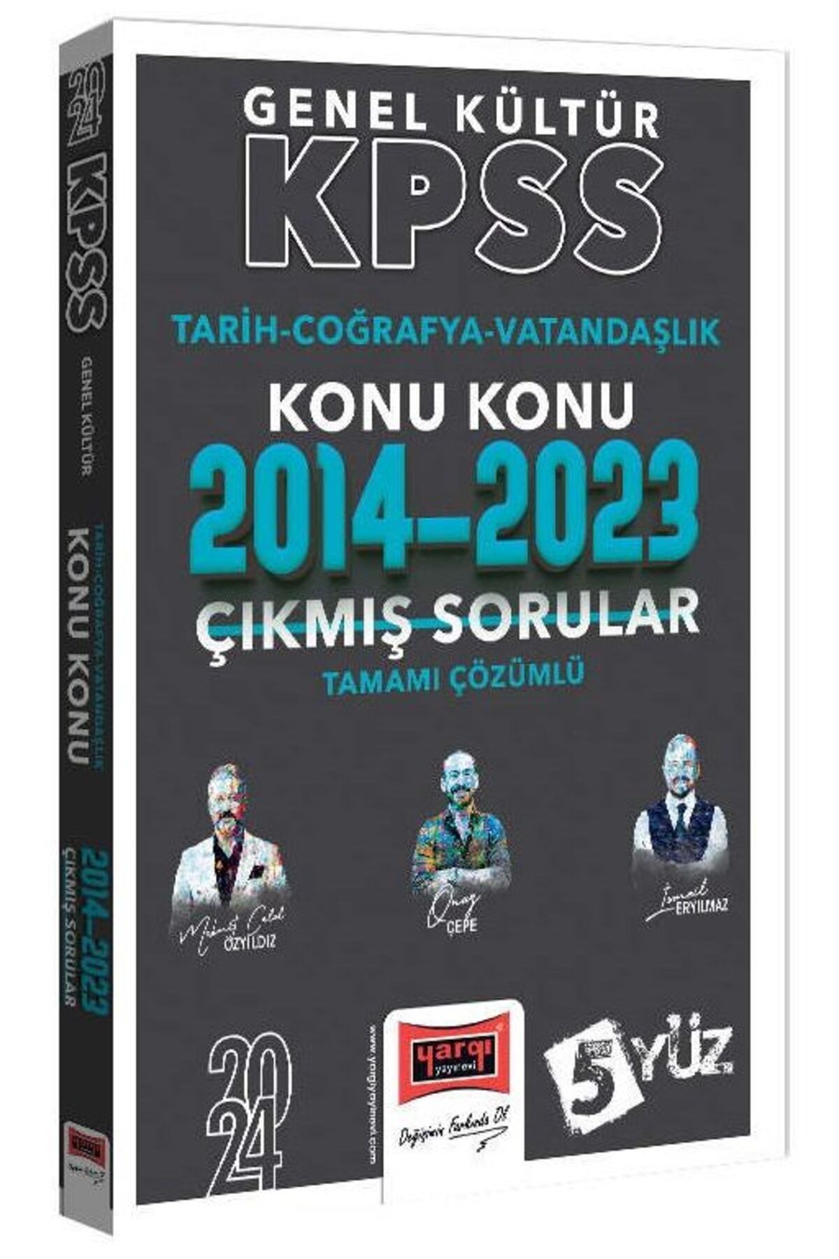 Yargı Yayınları Süper Fiyat - Yargı 2024 Kpss Genel Kültür Tarih-coğrafya-vatandaşlık 5yüz Çıkmış Sorular 2014-2023