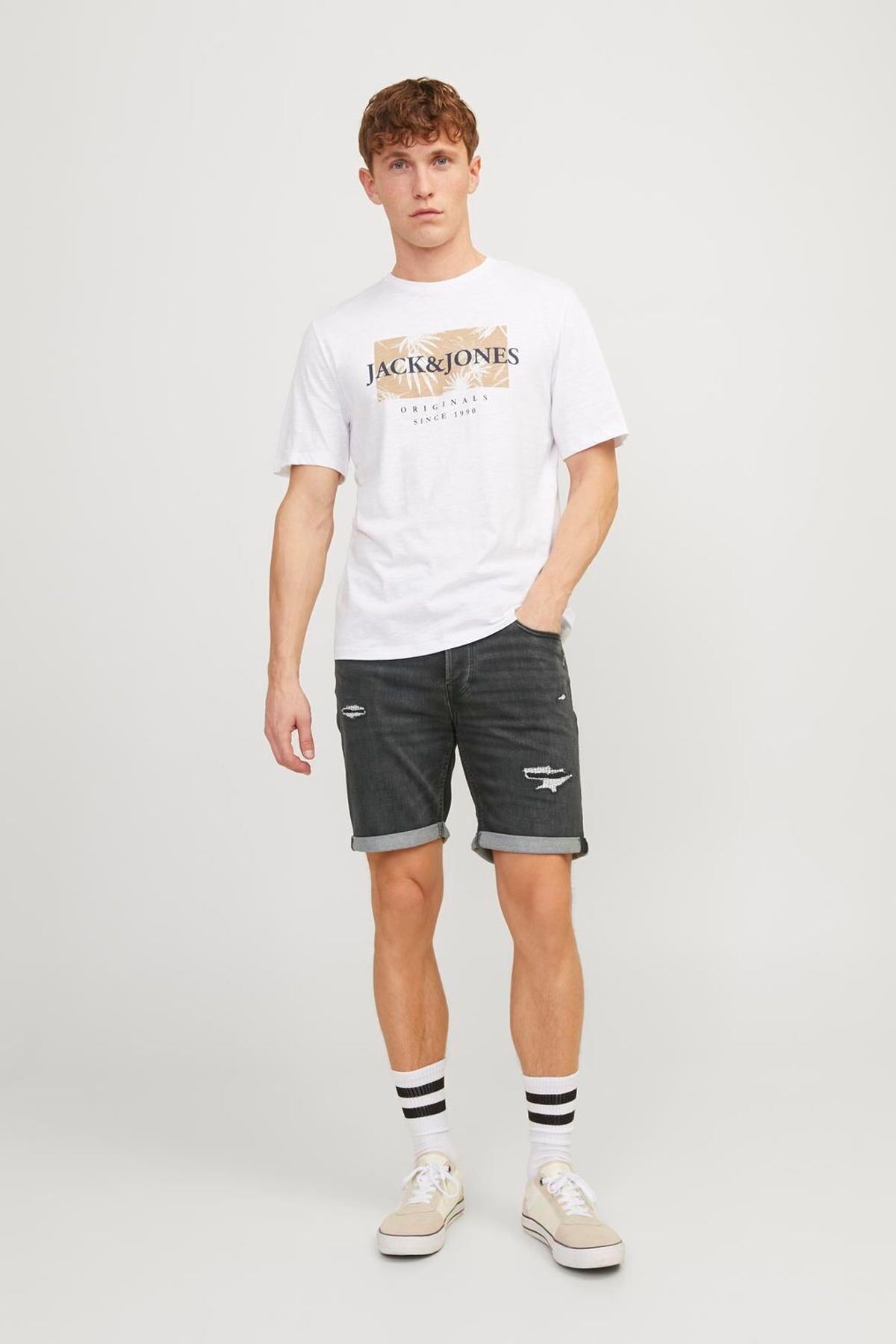 Jack & Jones Erkek Rick Icon 622 Denim Şort