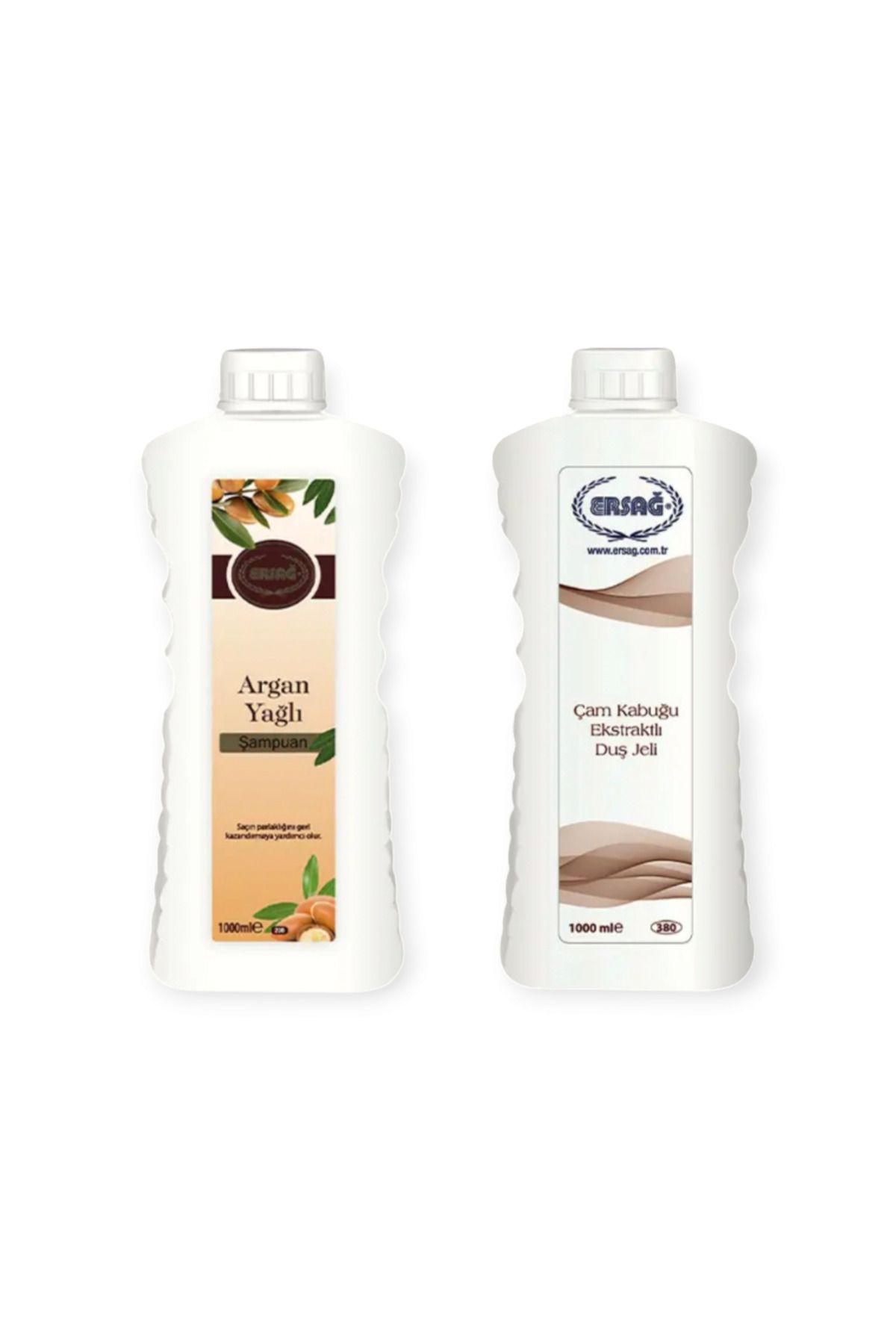 Ersağ Ersağ Argan Yağlı Şampuan 1000 ml+ Argan Yağlı Duj jel 1000 ML