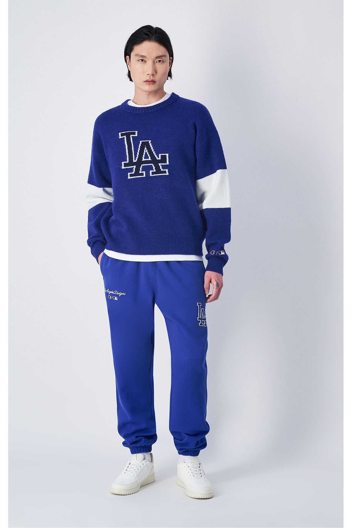 Champion Mlb Elastic Cuff Pants Mavi Erkek Eşofman Altı