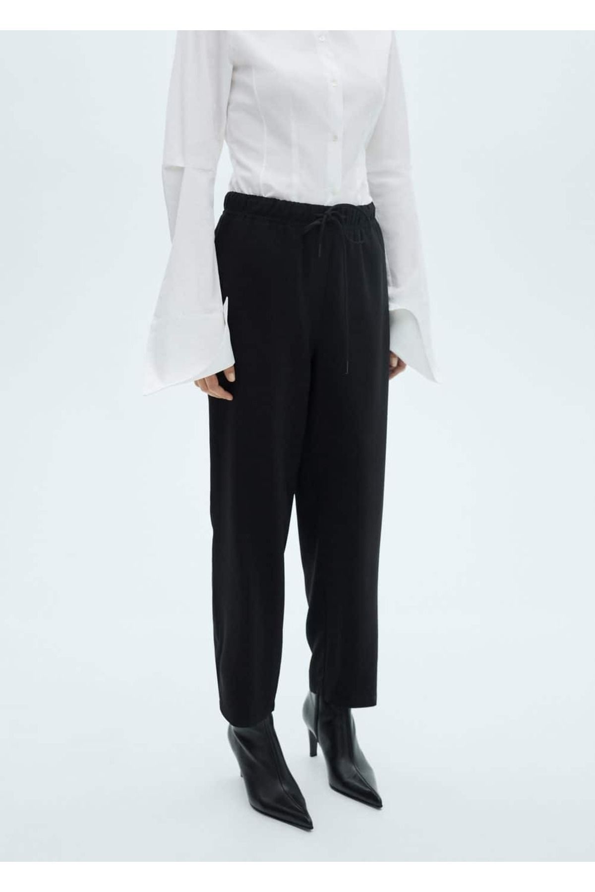 MANGO Bağcıklı jogger pantolon