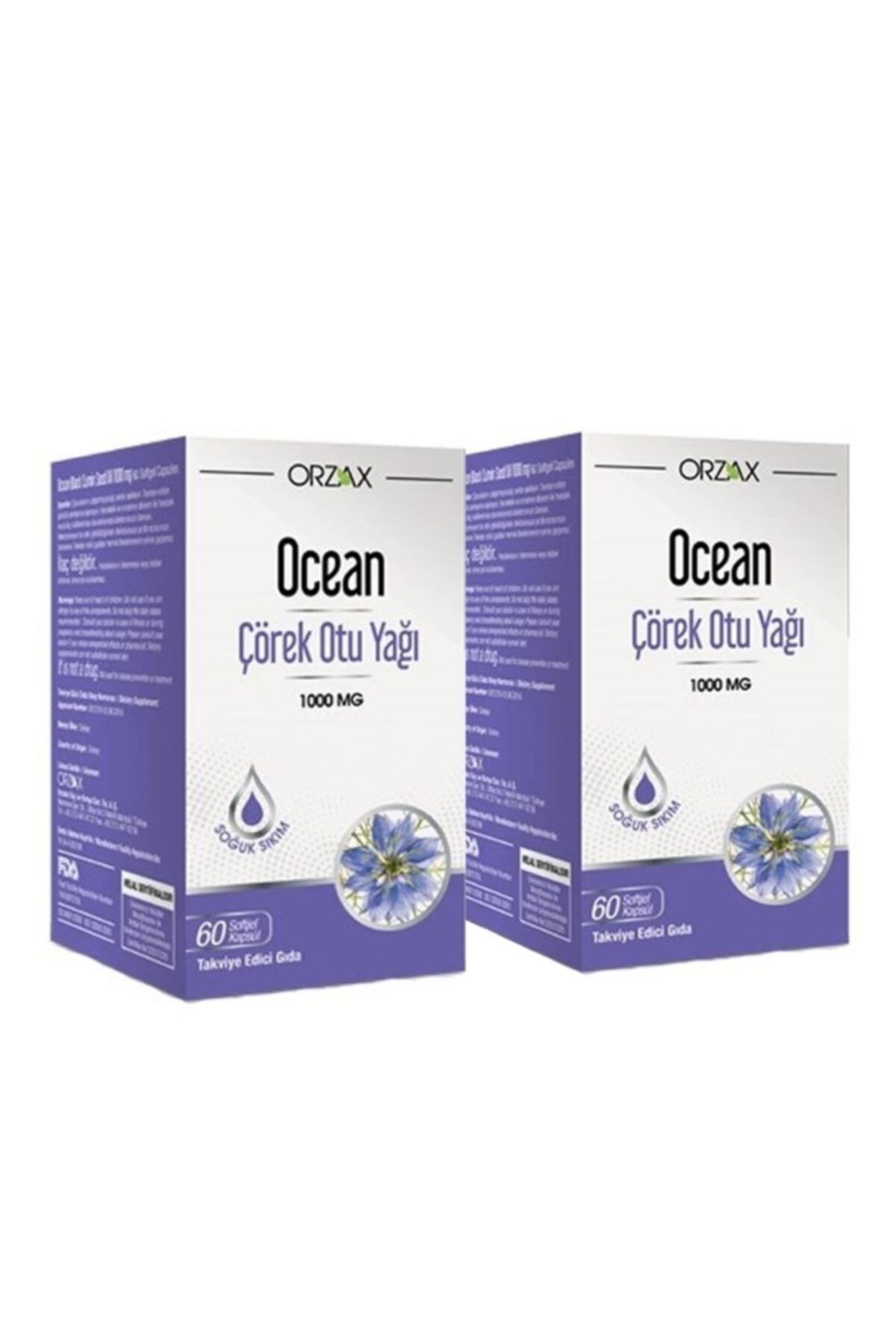 Ocean Ocean Çörek Otu Yağı 1000 Mg 60 Kapsül | Ikincisi Hediye