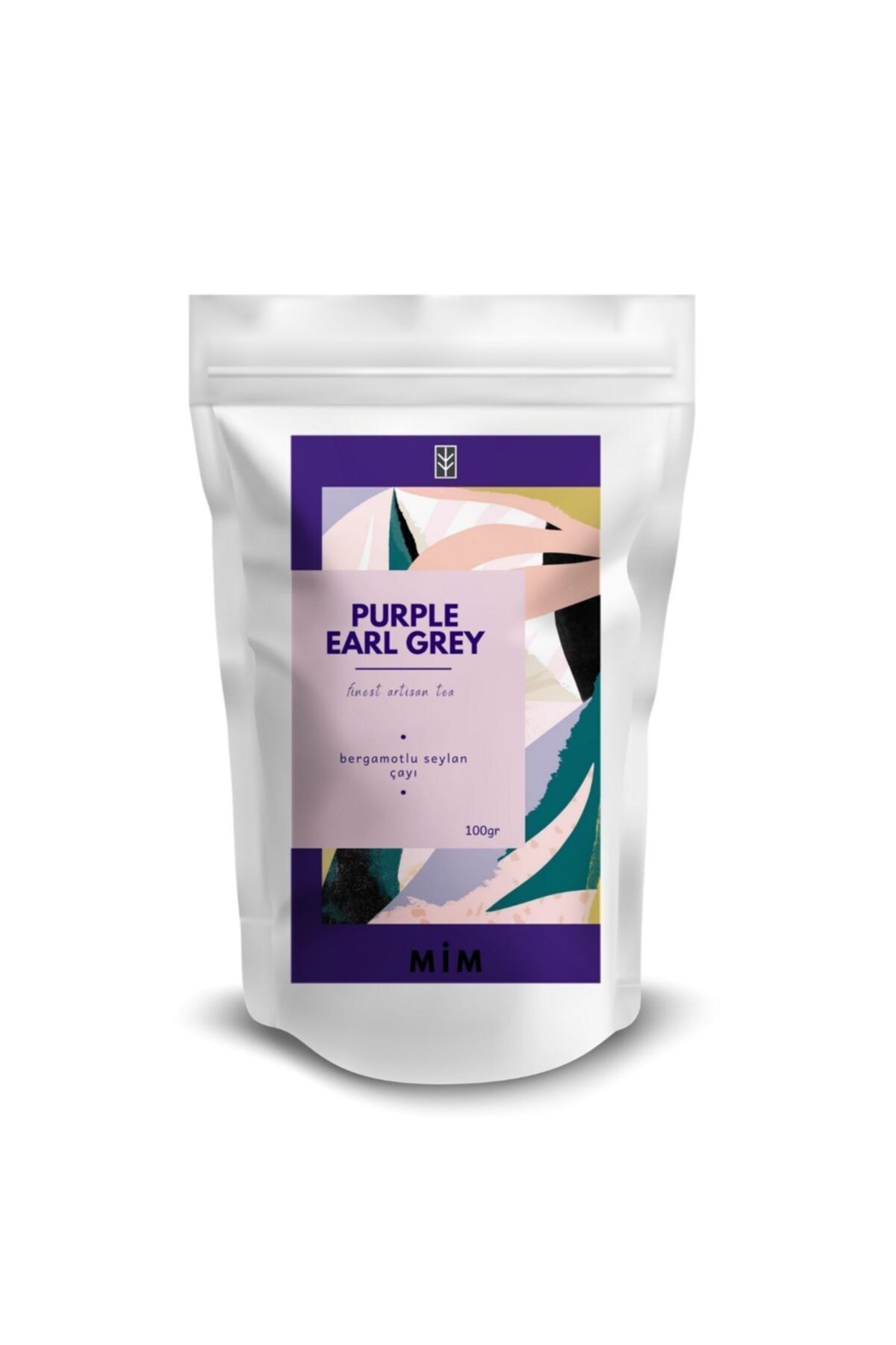 Mim Tea Purple Earl Grey Tea Bergamotlu Seylan Çayı 100gr