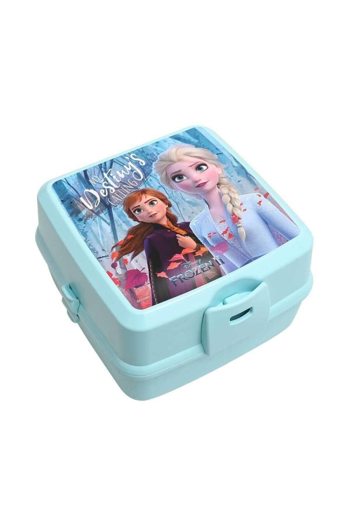 Genel Markalar Frozen Elsa Beslenme Kabı Dest Mavi Kız Çocuk Beslenme Kabı