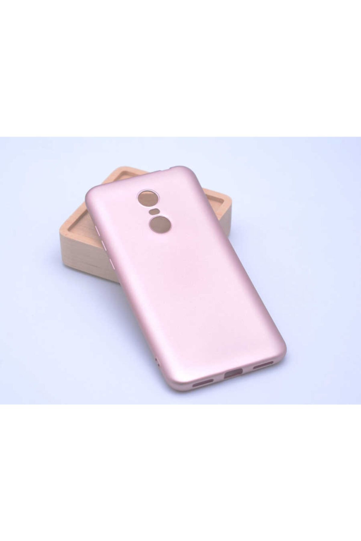 Nezih Case Xiaomi Redmi 5 Plus Uyumlu (SOFT TASARIM) Yumuşak Silikon Kılıf Rose Gold