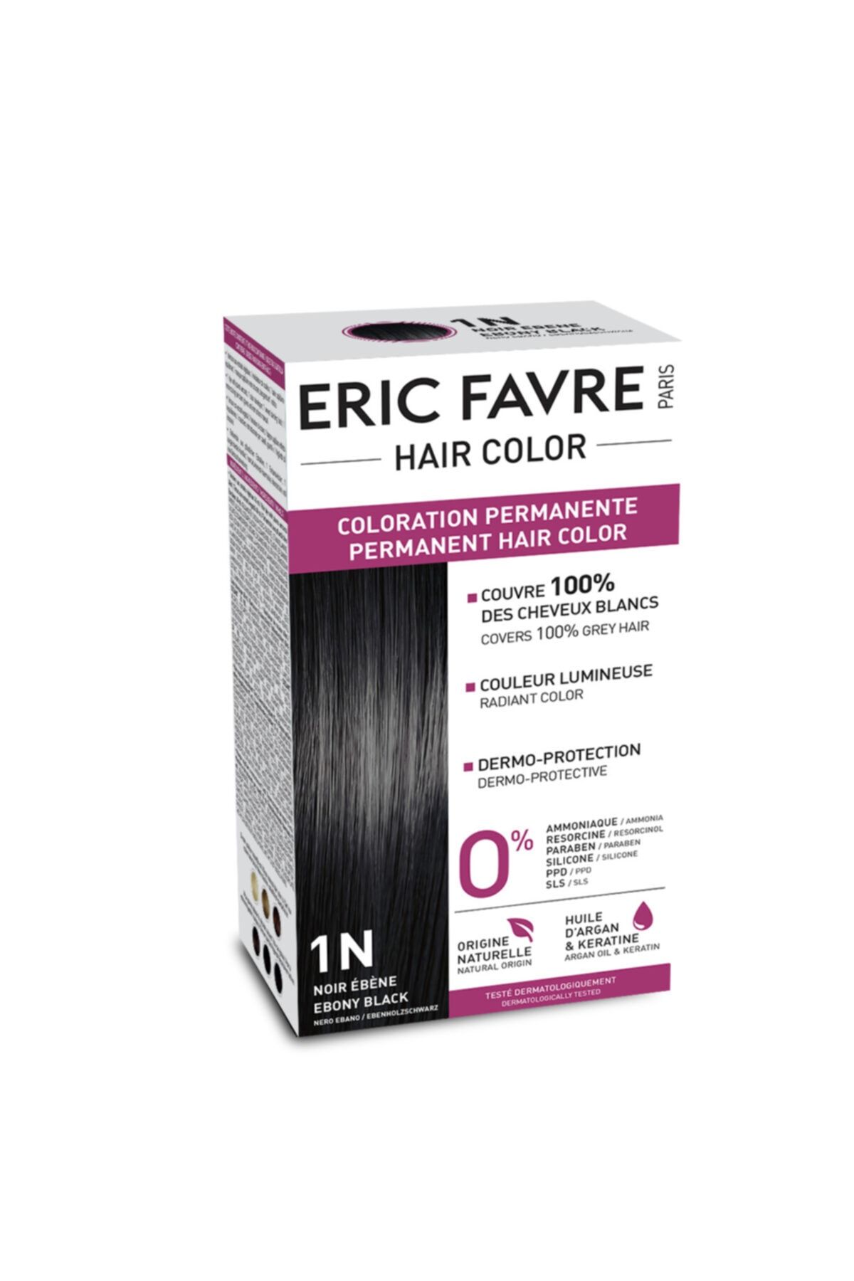 Eric Favre Bitkisel Saç Boyası 1n Derin Siyah ppdsiz