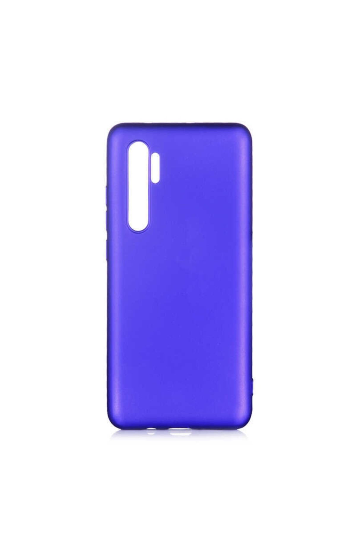 Nezih Case Xiaomi Mi Note 10 Lite Uyumlu (SOFT TASARIM) Yumuşak Silikon Kılıf Saks Mavi