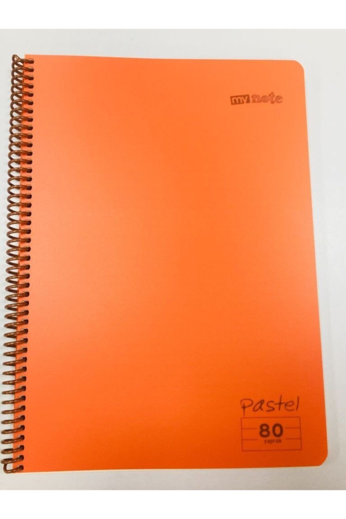 Mynote My Note A4 80 Yaprak Çizgili 70gr. Pastel Turuncu Defter (özel Üretim Altın Göz Yormayan Kağıt)