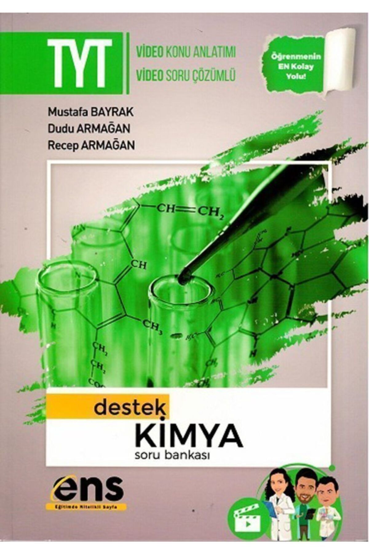 Ens Yayınları Ens Yayıncılık Tyt Kimya Destek Soru Bankası