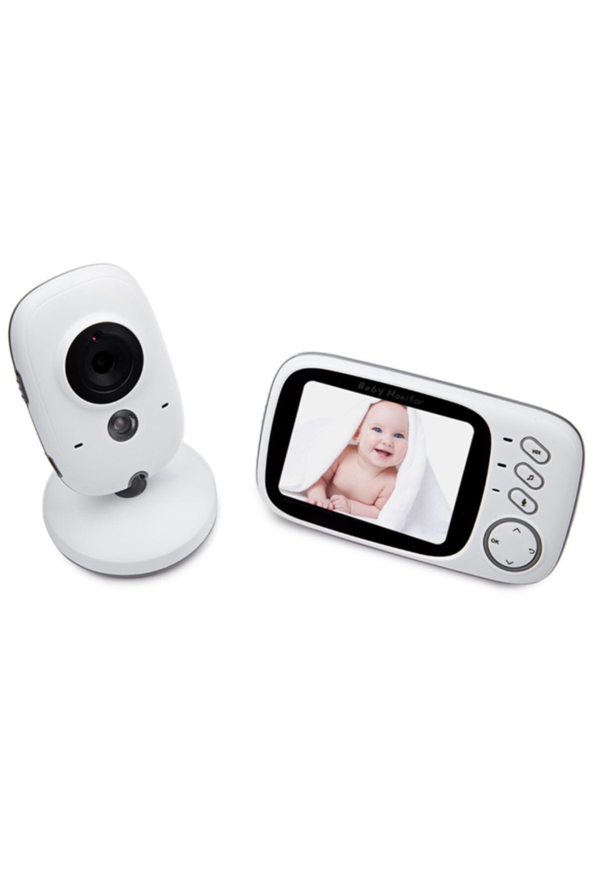 Kargolat Baby Monitor - Gece Görüşlü Oda Sıcaklığı Kontrollü Bebek Video Kamerası