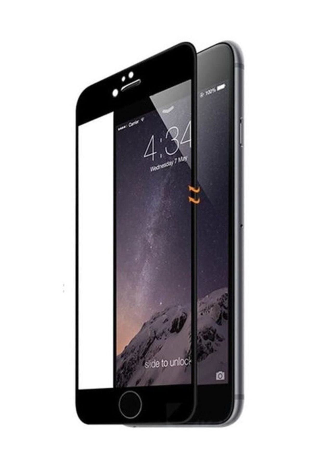 Telefon Aksesuarları Iphone 6-6s Kavisli Tam Kaplayan Zengin Çarşım Ekran Koruyucu Film Siyah