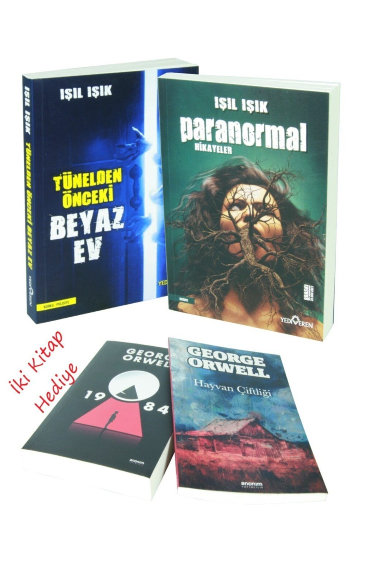 Yediveren Yayınları Tünelden Önceki Beyaz Ev + Paranormal Hikayeler / Işıl Işık 2 Kitap Set Iki Kitap Hediyeli