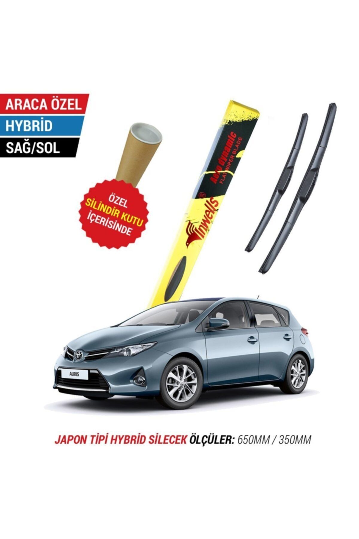 Inwells Toyota Auris Silecek Takımı (2013-2019) Inwells Hybrid
